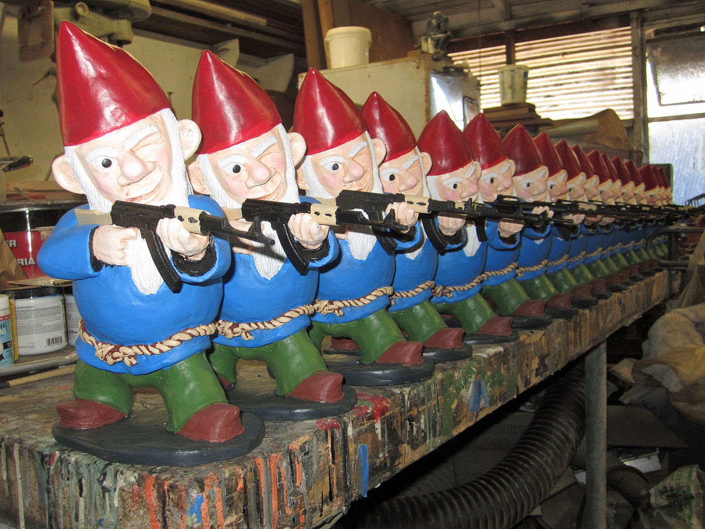 Combat Garden Gnome (in standing position with AK-47)
