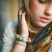 Feather Extension clip or Single Feather Earring "Sunrise"