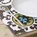 Fabric Placemats - Grey, White, Blue Floral - Set of 4 - FREE SHIPPING