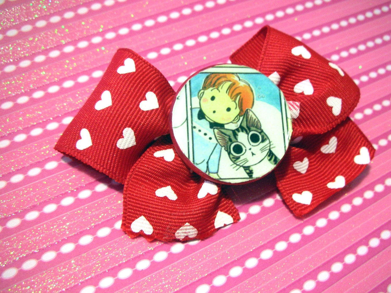 SALE Chii's Sweet Home Manga Hair Bow Original Geekery