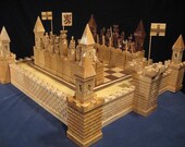 Scottish Independence Chess on etsy  custom chess sets,     custom themed chess boards, hand carved pieces artist Jim Arnold