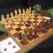 Handmade Samurai Chess Set on etsy