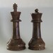 Chess Piece Wedding Cake Toppers handmade on etsy by Jim ArnoldsChessSets