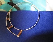 Mixed Metal Silver and Copper Bangle