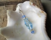 Bright blue Swarovski Sparkling Earrings