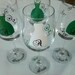 Custom listing for leslieratekin , 11 mustache mugs, 4 wine glasses