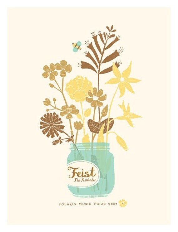 Feist Polaris Silkscreen Poster