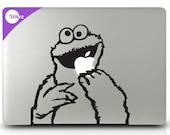 Buy ANY 2 and get 1 FREE - Cookie Monster - Removable apple laptop computer decal stickers Geekery