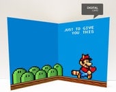 Super Mario  Valentine's Day Love Printable Card