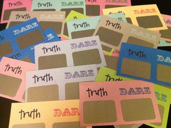 24 Truth or Dare Scratchoff Cards - Bachelorette Party Pack