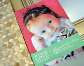 Custom Holiday Card - Sending Love - Digital File
