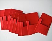 36 teeny tiny miniature square custom envelope note card sets in your choice of colors party favors weddings stationery