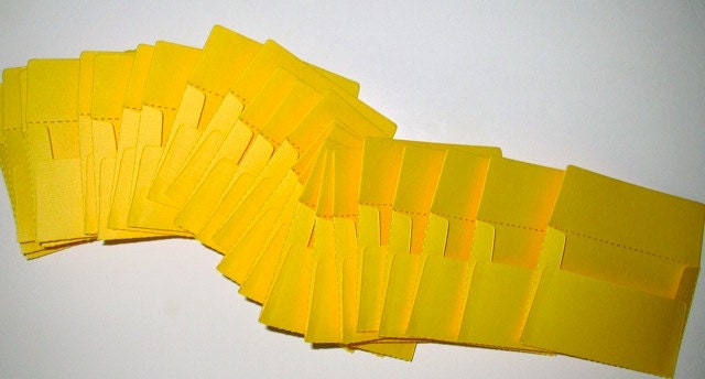 36 teeny tiny miniature envelope note card sets in your choice of colors stationery party favors weddings guest book table number