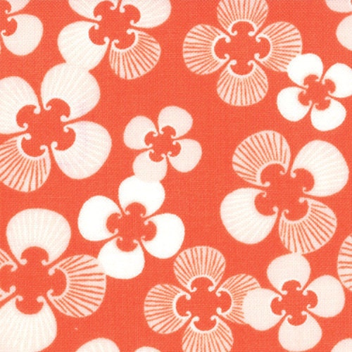 1 Yard "Good Fortune" - Yoshino Spirit Orange - by Kate Spain for Moda