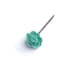 Mint Hair pins, Flower, Set of 3, bobby pins