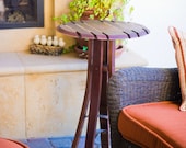 Wine Barrel Top Bistro Table