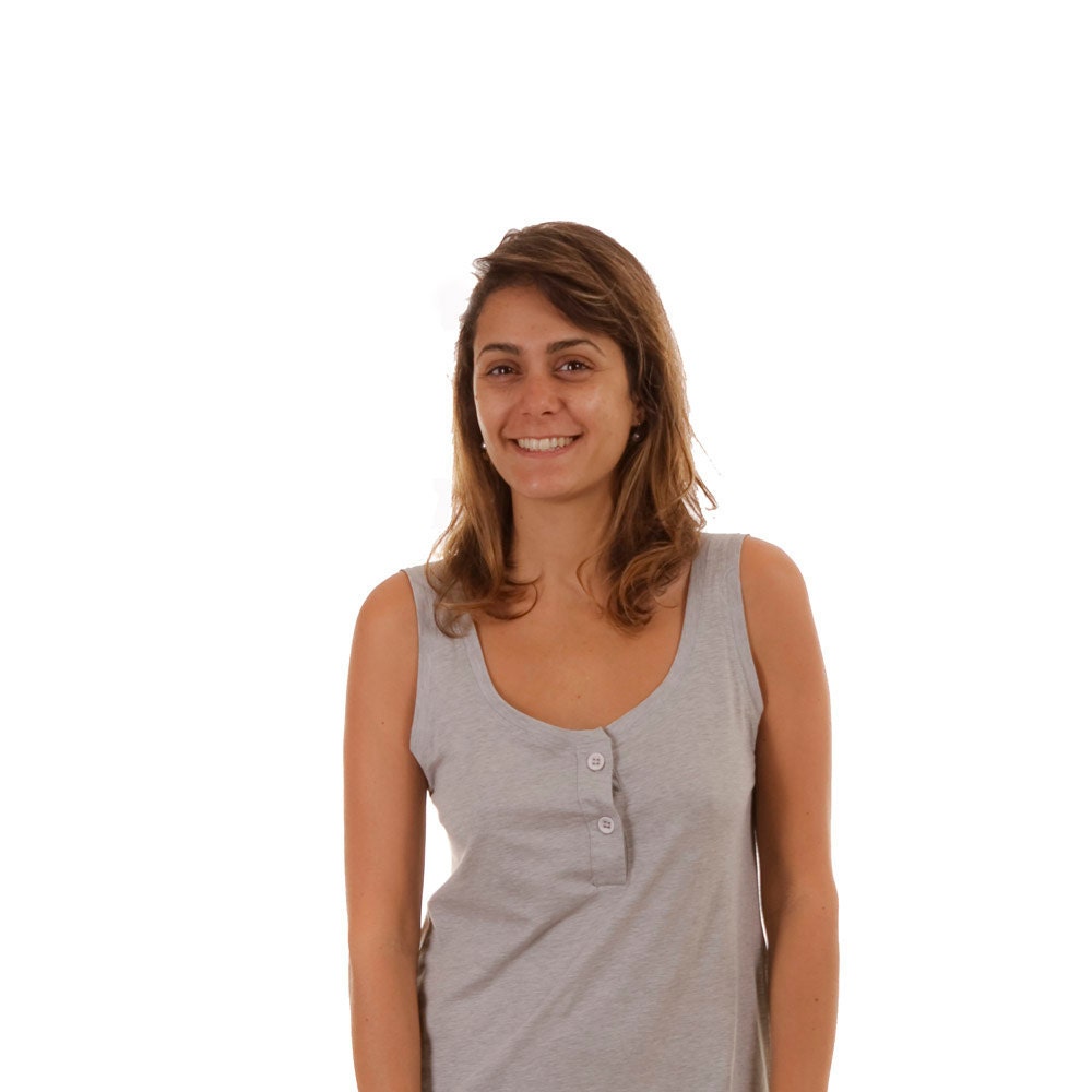 Sale 40% OFF, Women tank dress - Gray knit dress.