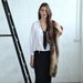 Women white cotton blouse