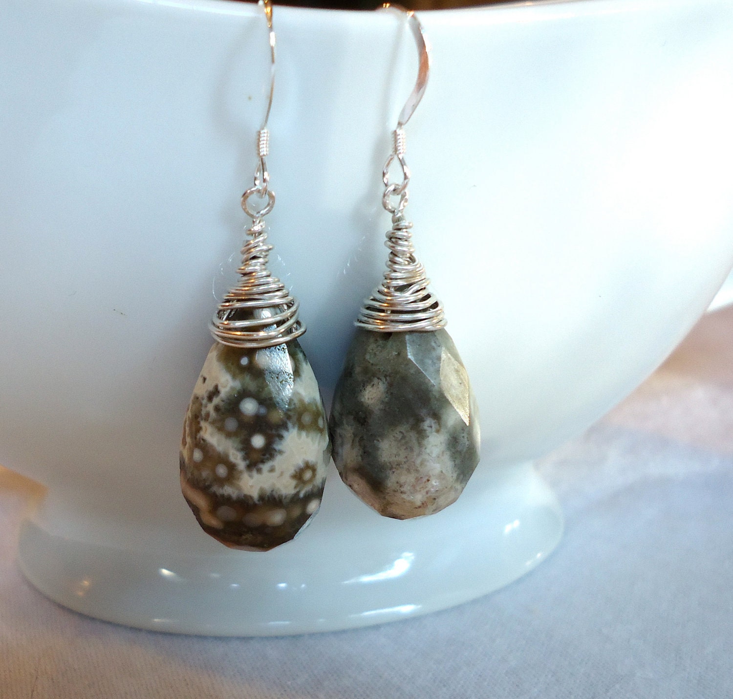 Ocean Jasper Earrings