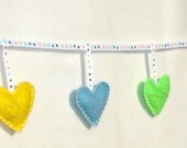 Felt Heart Garland Heart Felt Banner Garland