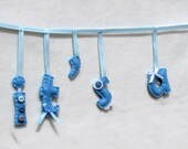 It's A Boy Baby Felt Banner Garland