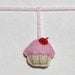 Felt Cupcake Garland Pink Cupcakes Felt Banner Garland