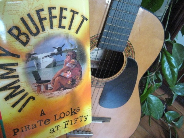 Book Safe Hollow Compartment Jewelry Box Jimmy Buffett Guitar Cutout
