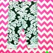 Toddler Girls Capri Leggings Black White Damask Knit White Lace Size 2T 3T 4T Ready to Ship Boutique Clothing