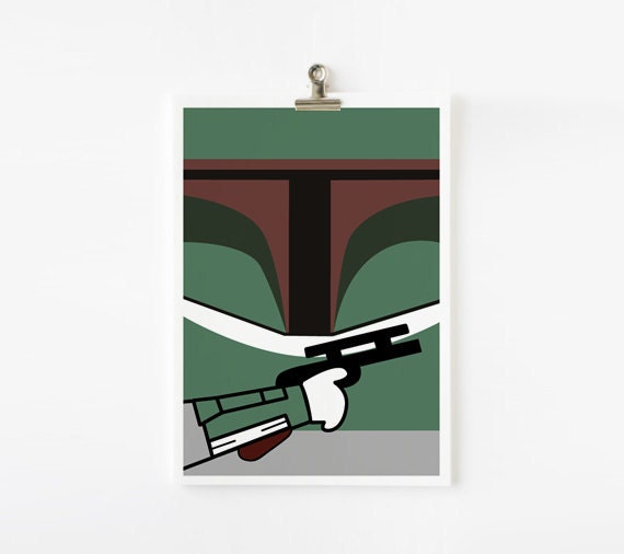 Star wars art print 5 x 7 set of 6 (Set A)