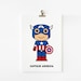 The cute Avengers Art Print 5 x 7 set of 4