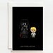 Printable Father Day Gift / Card, Like Father Like Son, Darth Vader, Luke, Starwars