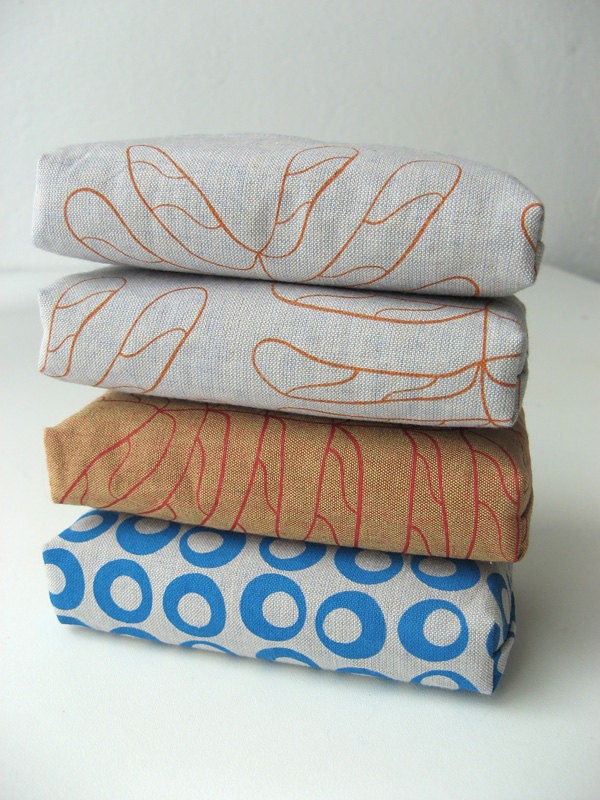 Handprinted Tissue Holder Organic Cotton Travel Size