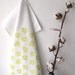 Tea Towel Organic Cotton Lemon Yellow