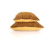 Crochet Cushion Pillow Covers set  "Honey bee" - 12'' and 15" - zolayka