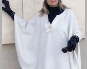 women ponchos, shawl ,wool fabric, winter trends, hand made flower, 2013 shawl trends, sewing, gift ideas