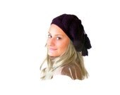 women crochet hat, purple women hat, fashion accessory, crochet hats - beanie - cap for women, gifts for her