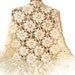FREE SHIPPING ivory cream shawl,Women soft warm shawl,Fall fashion,gifts for her ,Best MOHAIR Shawl,by Seno