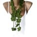 NEW Lariat scarf Crochet ,Fashion scarf,summertime floral,flowers scarf,green flowers,woman scarves