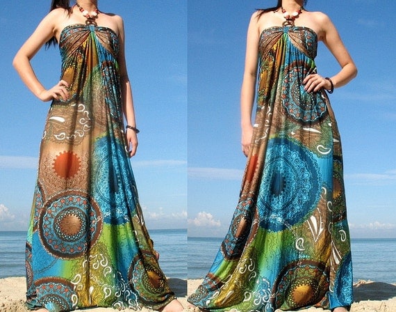 Moon Collection Maxi Dress Women Halter Long Dress Prom Evening Dress Summer Sundress