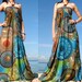 Moon Collection Maxi Dress Women Halter Long Dress Prom Evening Dress Summer Sundress