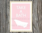 Printable Take A Bath Bathroom Artwork Il_170x135