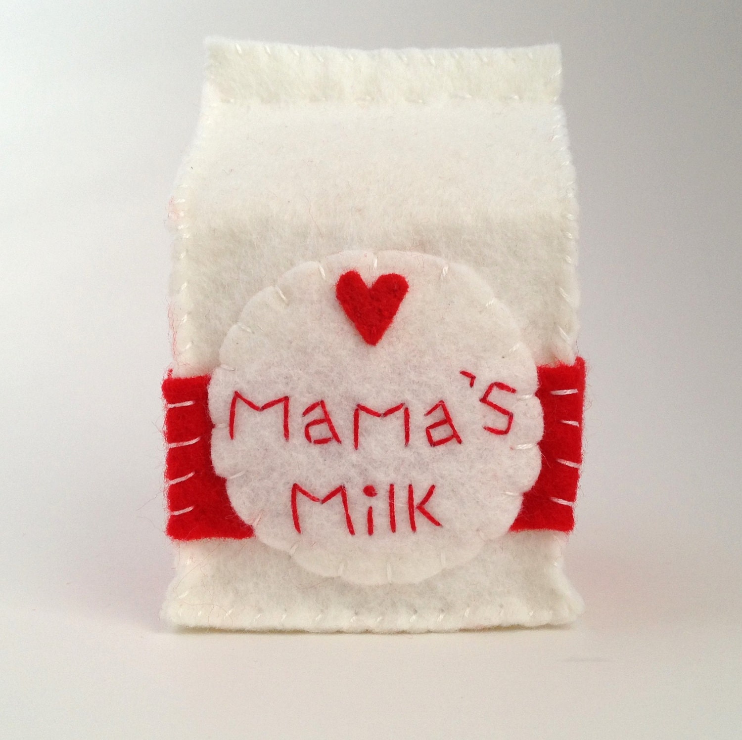 Pourable Felt Mama's Milk Carton