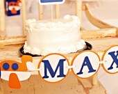 Up in the Air Plane High Chair Banner