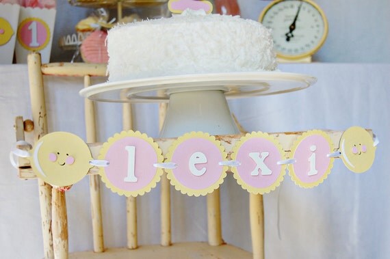 Pink Lemonade High Chair Banner Il_570xn