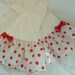 Plain Jane Red Polka Dot Oilcloth Gloves - Latex Free - Not Just for Cleaning (Size Med)