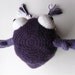 Purple Moose  - Crochet Earflap Hat