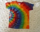 Tie dye Youth XS shirt  "Somewhere over the rainbow..."