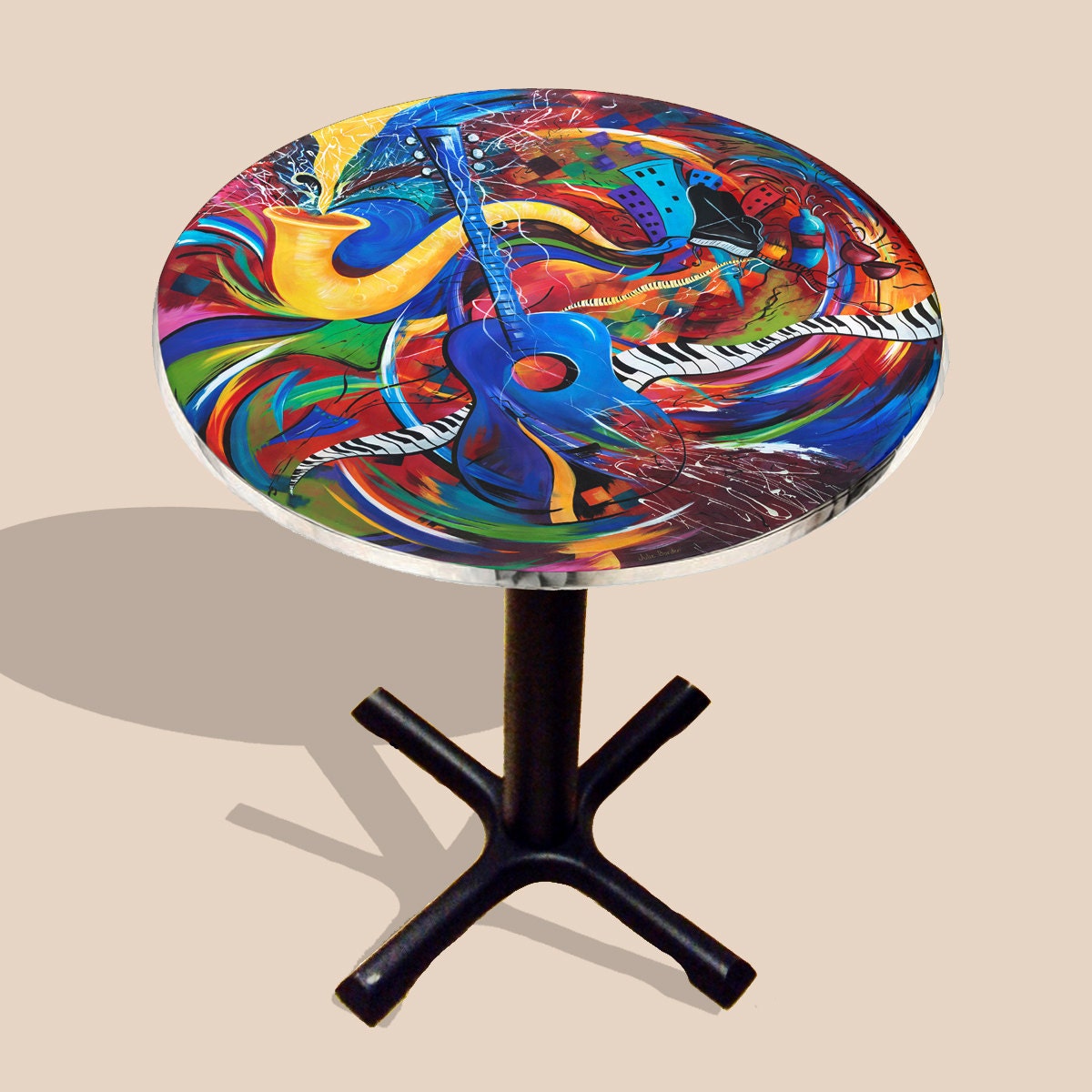 Art Music Cafe Kitchen Bistro Table Cafe Table