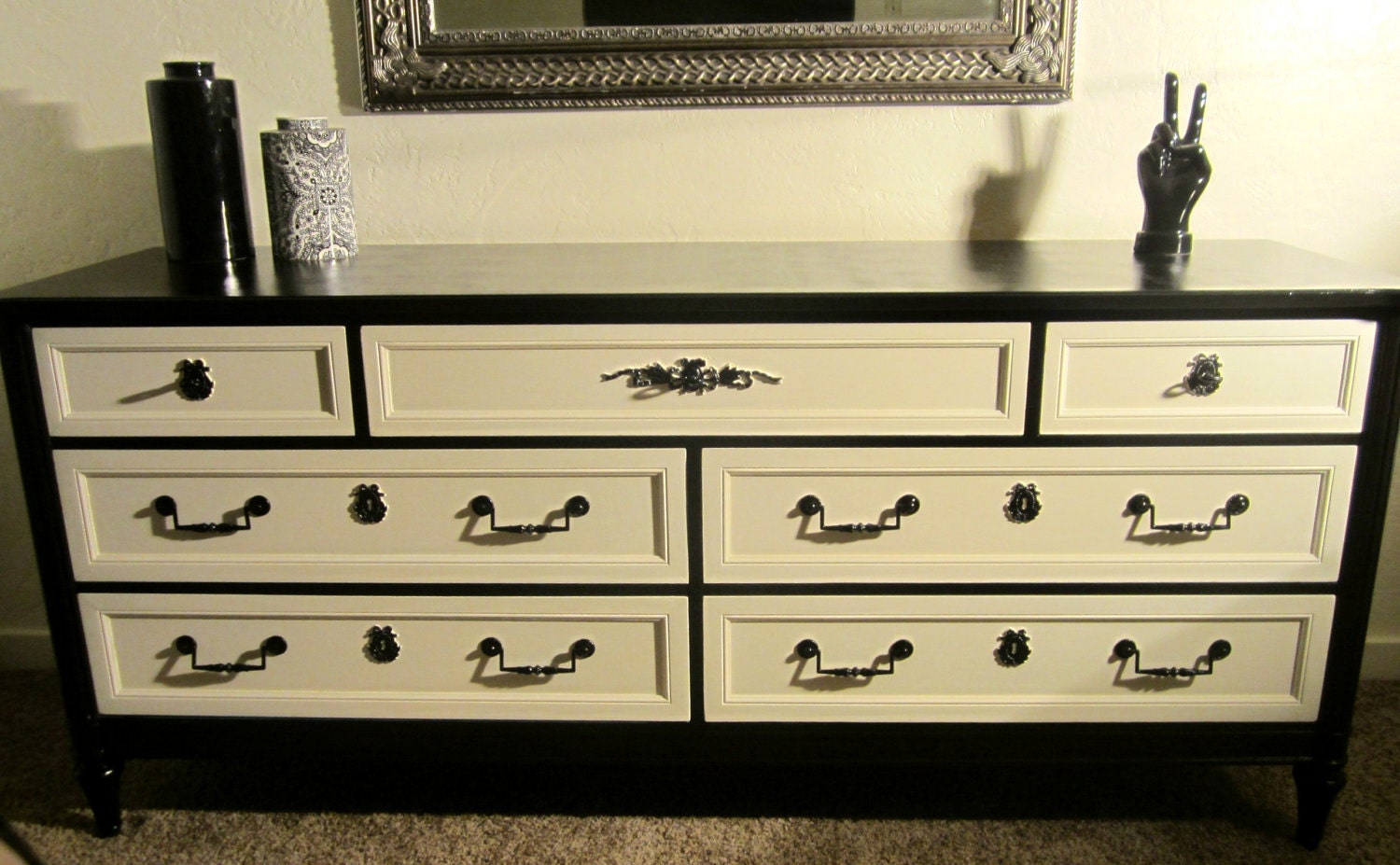 Vintage Black and White Furniture