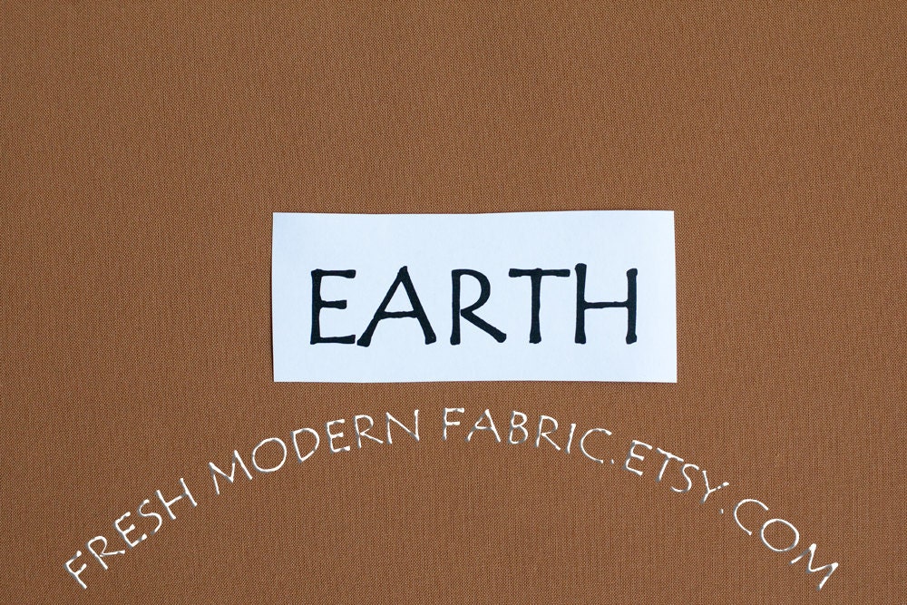 One Yard Earth Kona Cotton Solid Fabric from Robert Kaufman